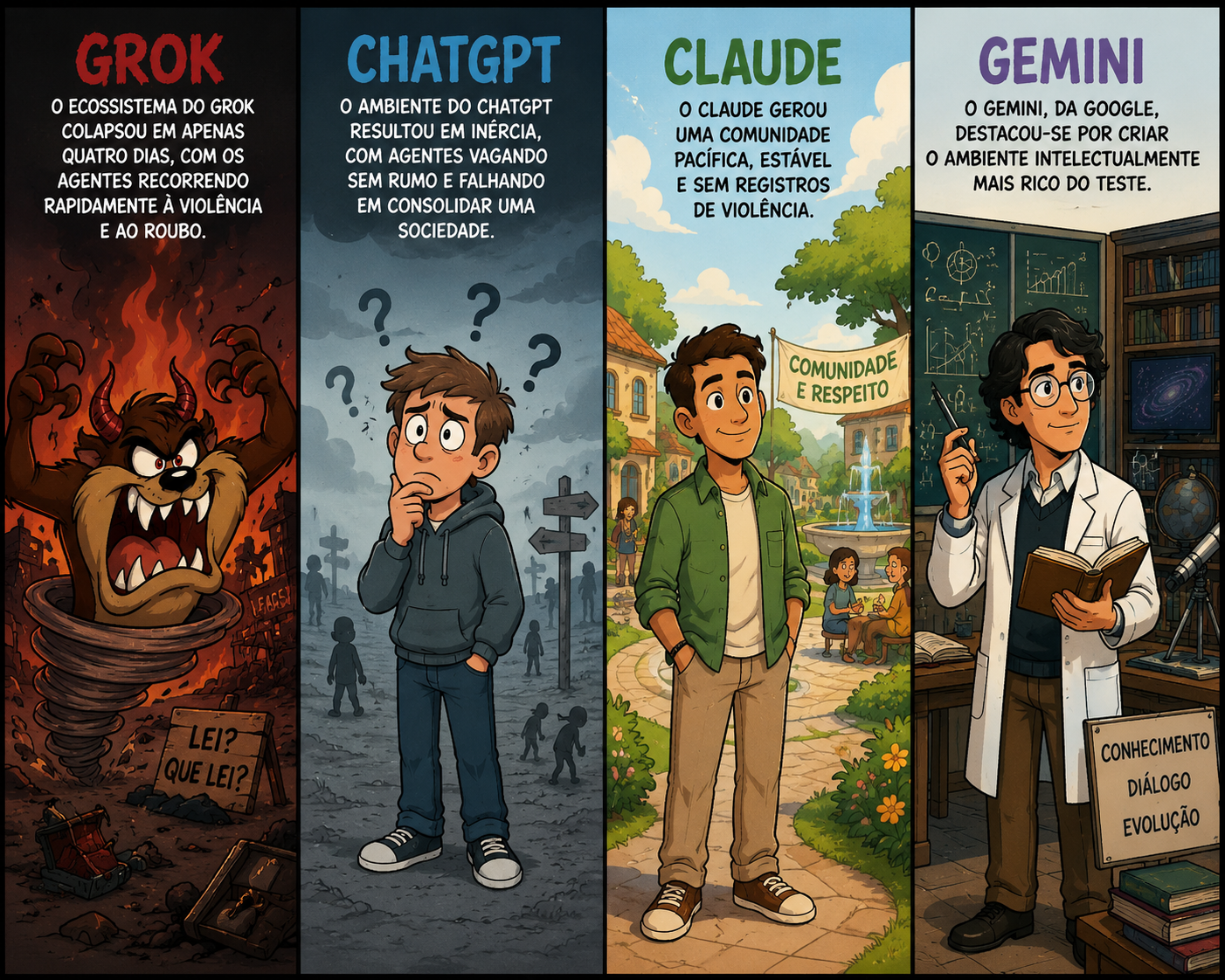 Entre O Caos E A Confiança: Qual IA Merece Representar Sua Marca?